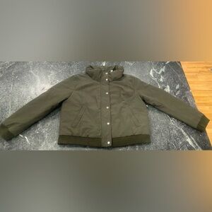 Levi's olive green insulated bomber jacket